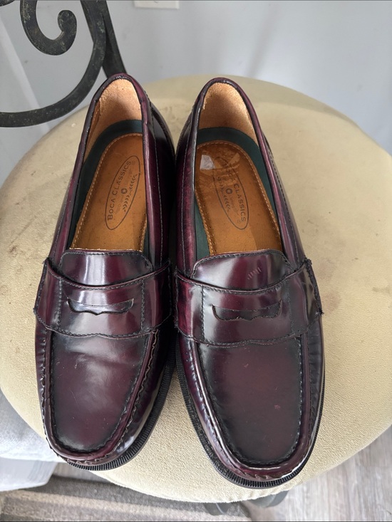 Boca classics Other - Boca classic Men's Oxford Penny Loafers in Burgundy